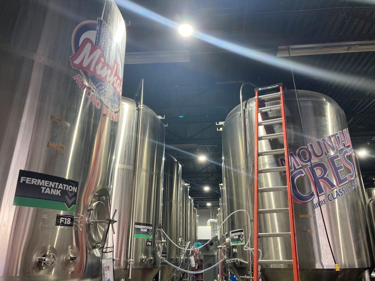 LED retrofit project — Minhas Micro Brewery in Calgary, AB